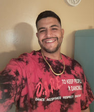 Load image into Gallery viewer, D.A.R.E. DANCE ACCEPTANCE RESPECT ENCOURAGE (Tee Black/Red)