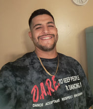 Load image into Gallery viewer, D.A.R.E. DANCE ACCEPTANCE RESPECT ENCOURAGE (Tee Black)