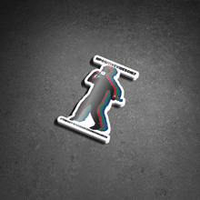 Load image into Gallery viewer, #PositiveVibesOnly Mask Logo Vinyl Sticker (Mask)