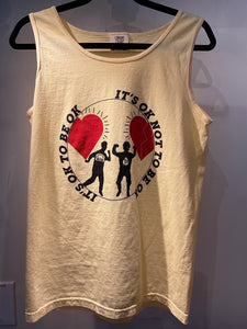 It’s Ok Not To Be Ok, It’s Ok To Be Ok! Love! Circle Uni-Tank