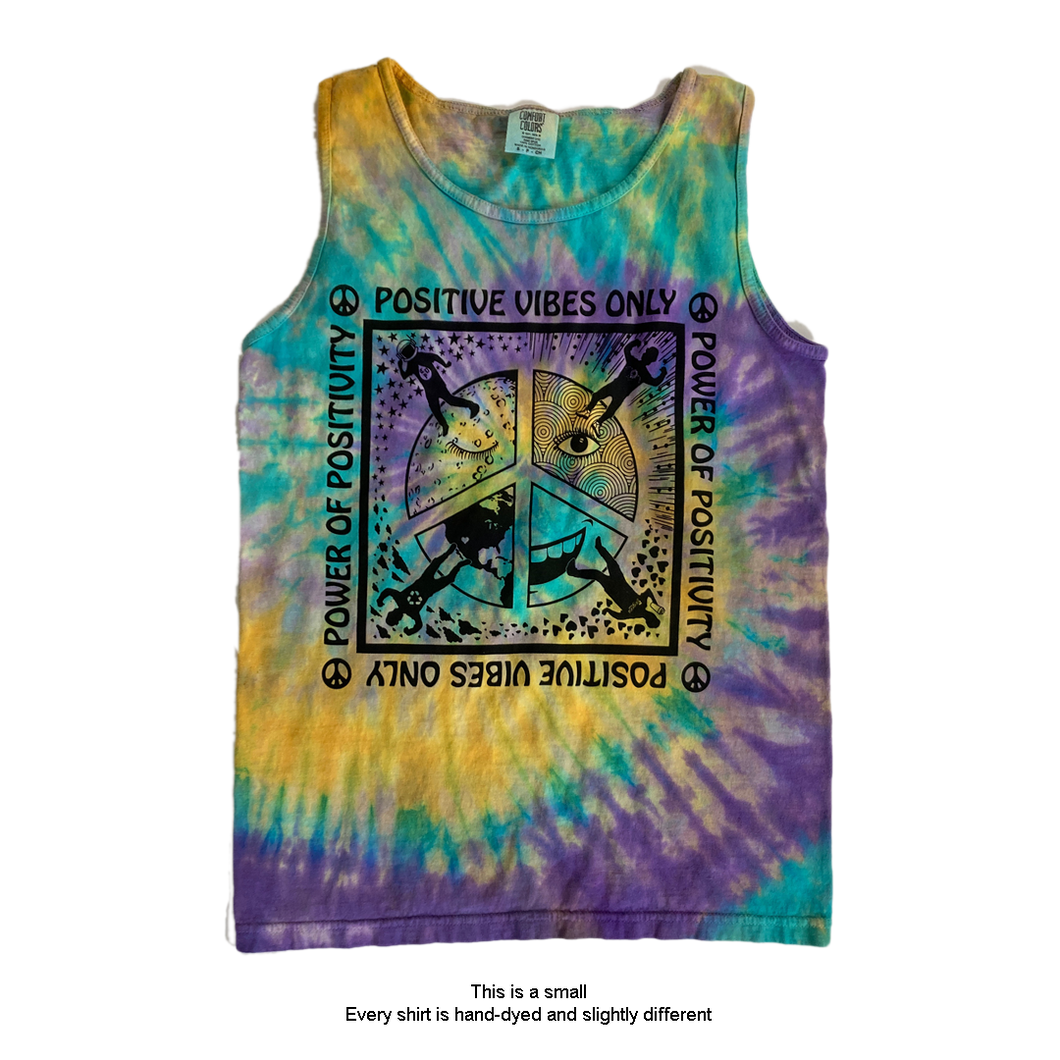 Positive Vibes Only ☮  Power Of Positivity - Unisex Tank Top Tee
