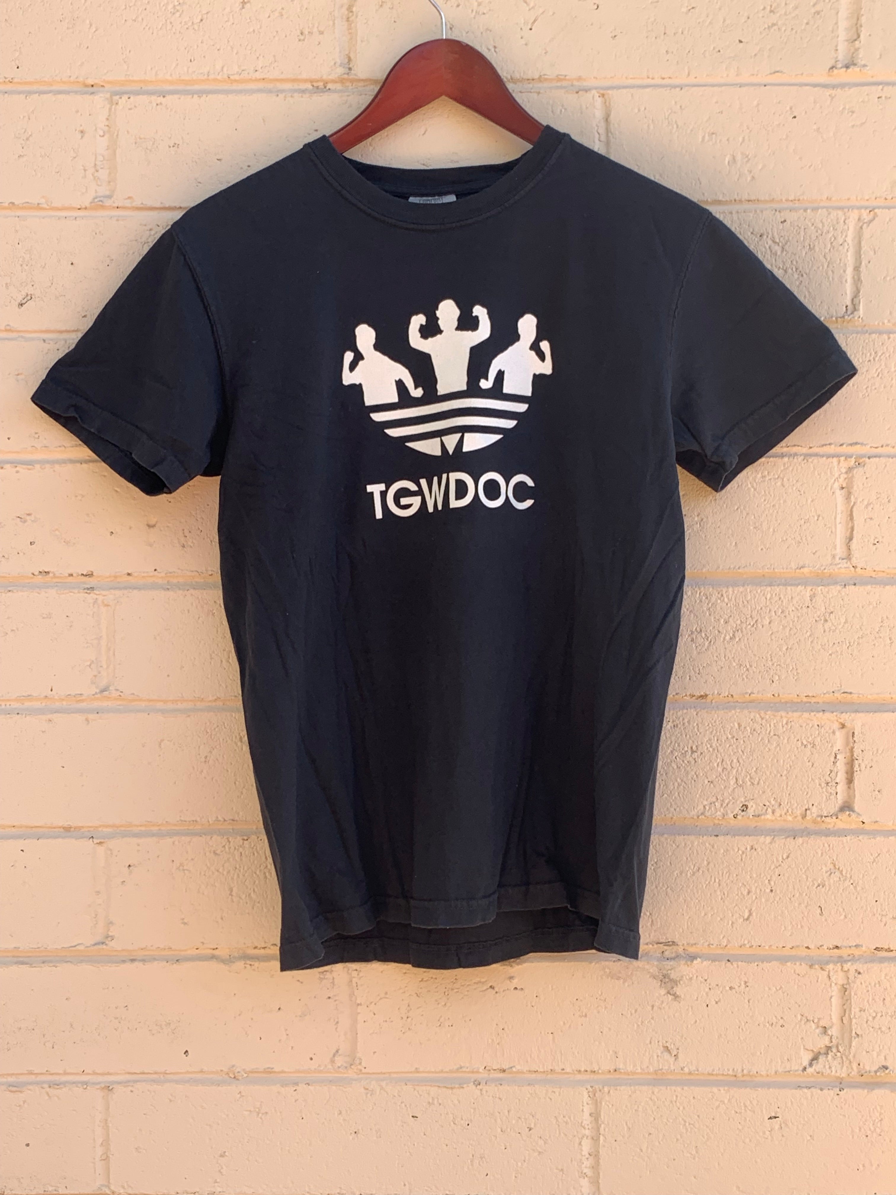 TheGuyWhoDancesOnCongress Trefoil TGWDOC Logo Tee (White Ink TheGuyWhoDancesOnCongress Trefoil TGWDOC Logo Tee (White Ink