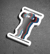 Load image into Gallery viewer, Masked Up - #PowerOfPositivity Logo Vinyl Sticker

